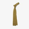 Knit Tie - Olive Polka Dot