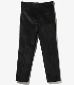 L Pocket Trouser - Black - 8W Corduroy