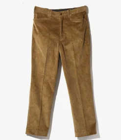 L Pocket Trouser - Brown - 8W Corduroy