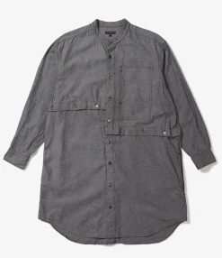 LB Shirt - Grey Cotton Chambray
