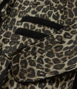 Liner Vest - Brown Nyco Leopard Print