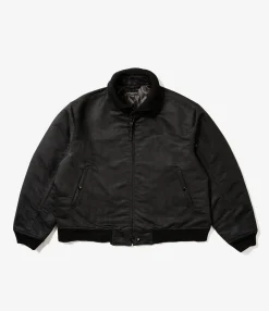 LL Jacket - Black Polyester Fake Suede