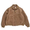 LL Jacket - Khaki Polyester Fake Suede