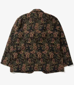 Loiter Jacket - Black/Gold CP Floral Jacquard