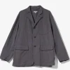 Loiter Jacket - Nepenthes Special - Charcoal Cotton End on End