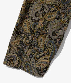 Loiter Jacket - Nepenthes Special - Black Cotton Paisley Print