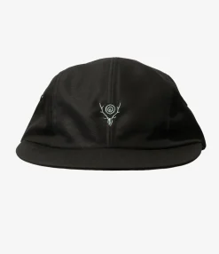 Long Bill Cap - Black - C/PE Twill