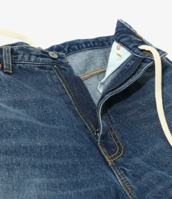 90' Loose Straight Pants - Indigo - Denim