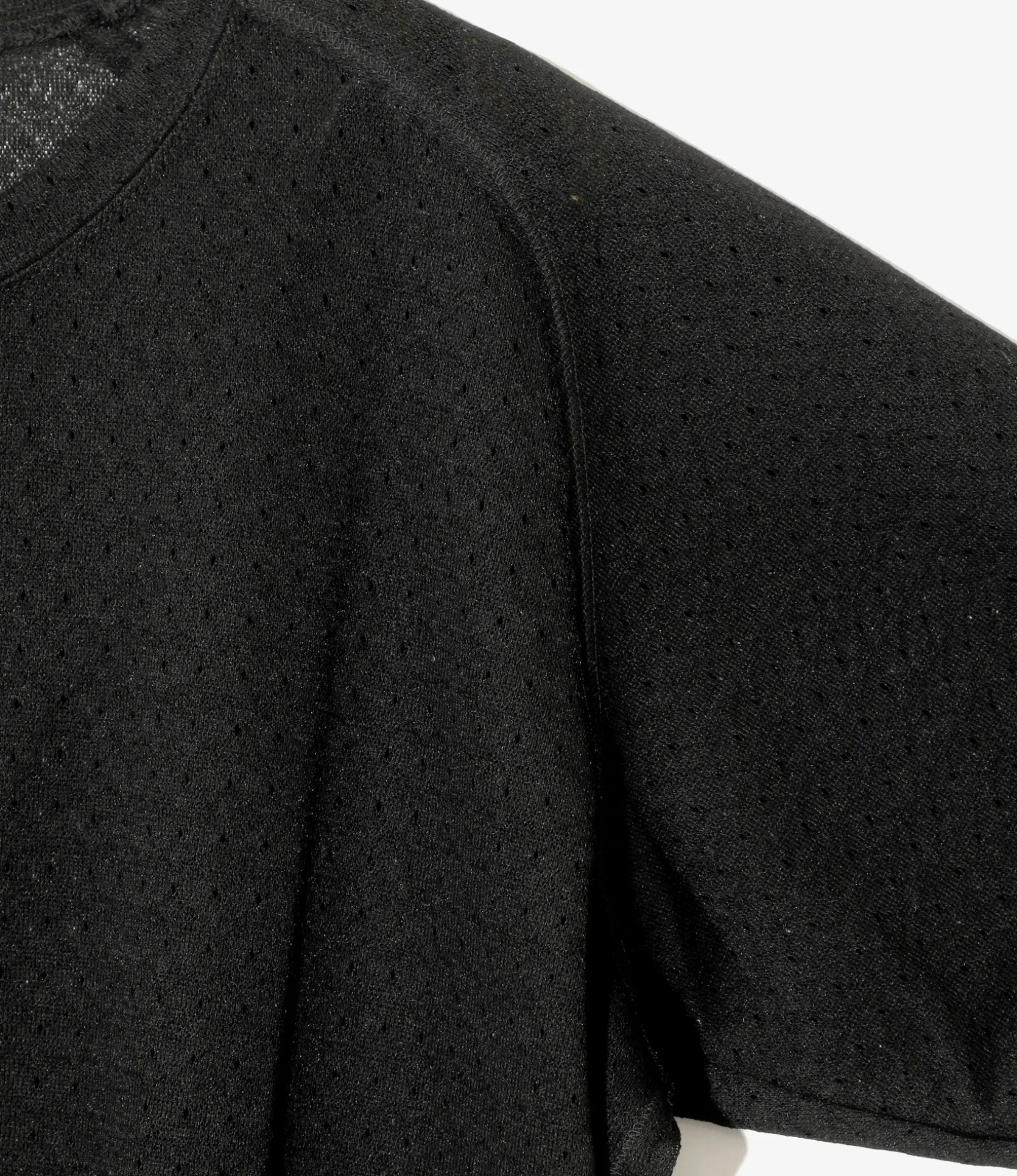 L/S U-Neck Tee - Black - R/PE Russell