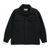 MC Shirt Jacket - Black Heavyweight Cotton Ripstop
