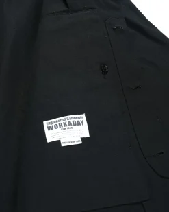 MC Shirt Jacket - Black Heavyweight Cotton Ripstop