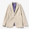 Miles Jacket - Beige - W/PE/PC/N/R Plaid Twill
