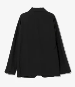 Miles Jacket - Black - Poly Cloth