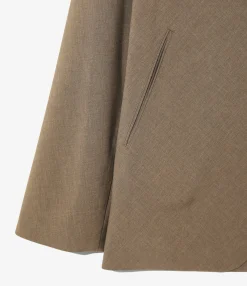 Miles Jacket - Brown - Poly Cloth