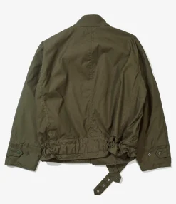 Moto Jacket - Olive CP Weather Poplin