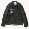 Motor Cycle Jacket - Black - 13.5oz Denim