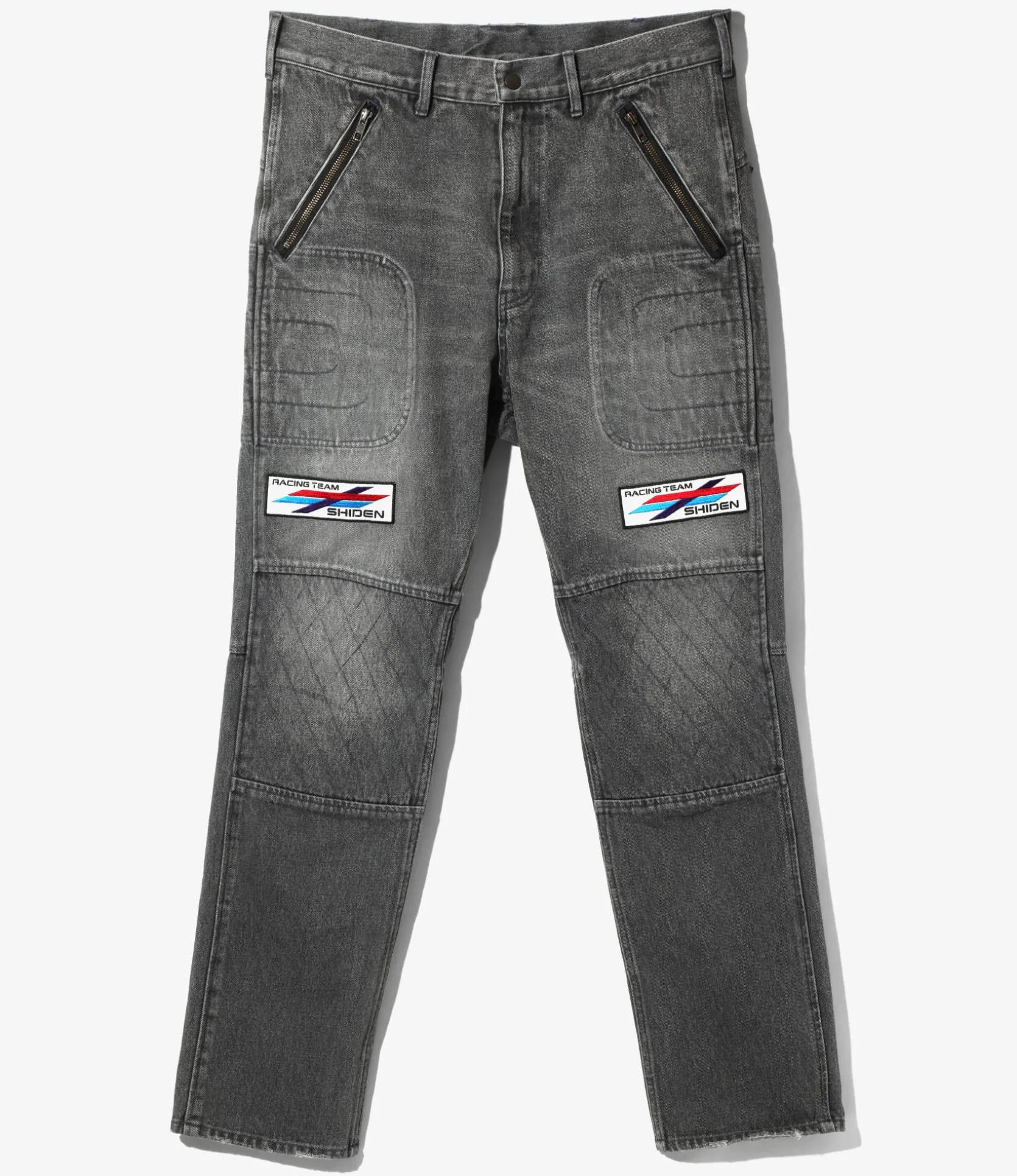 Motor Cycle Pant - Black - 13.5oz Denim, Vintage