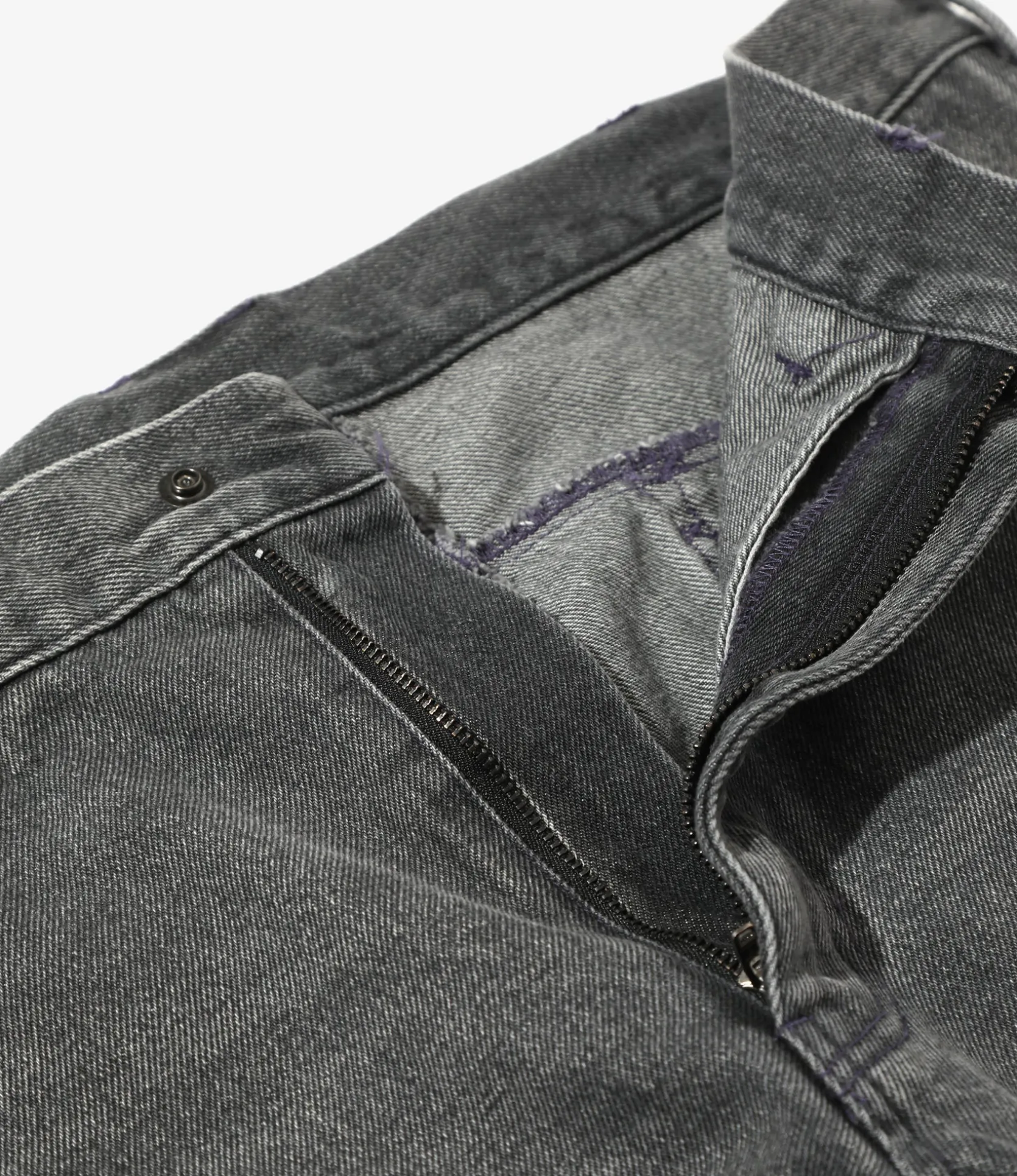Motor Cycle Pant - Black - 13.5oz Denim, Vintage