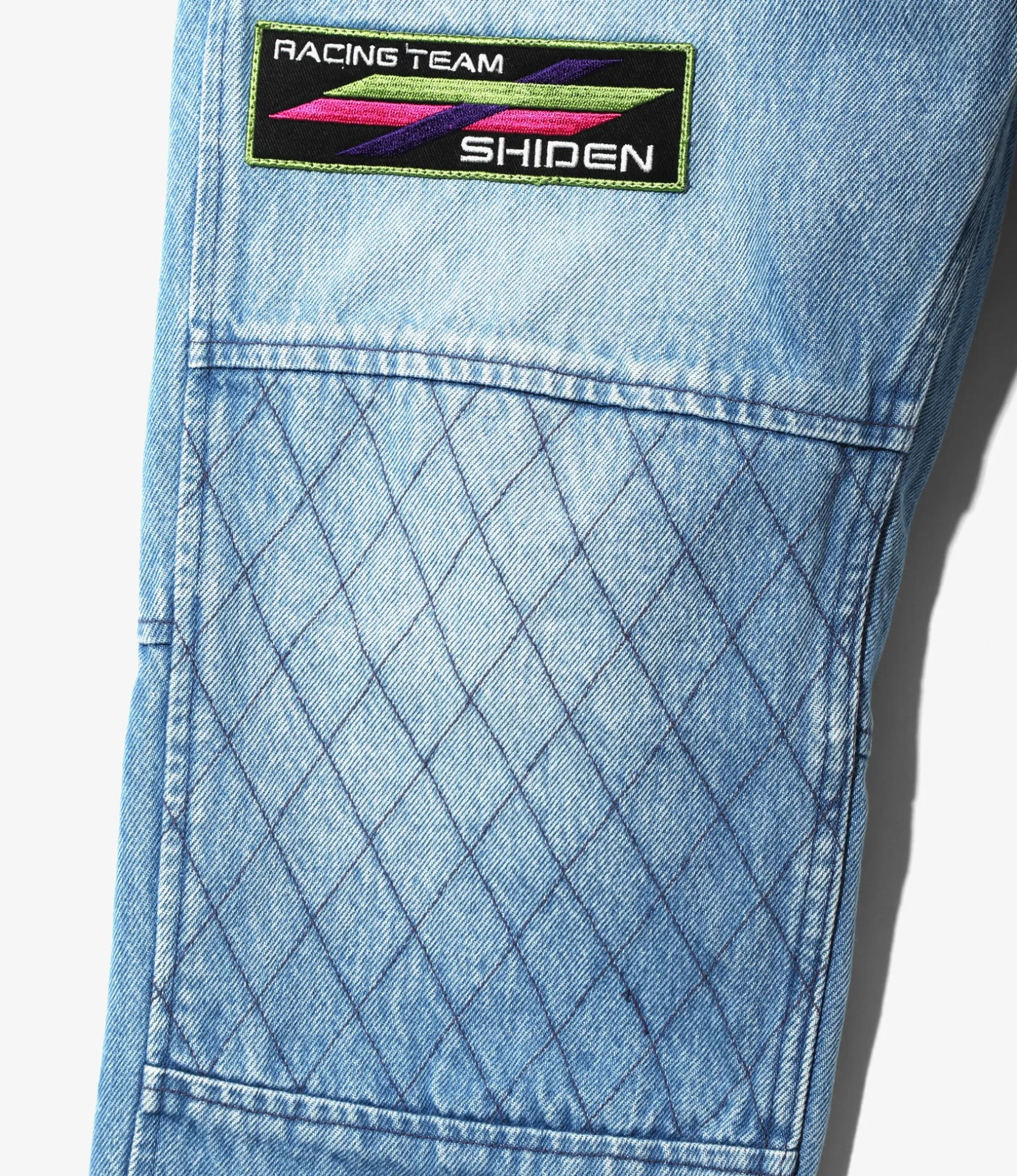 Motor Cycle Pant - Blue - 13.5oz Denim, Vintage