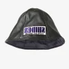 Motor Cycle Tulip Hat - Black - Cowhide Leather