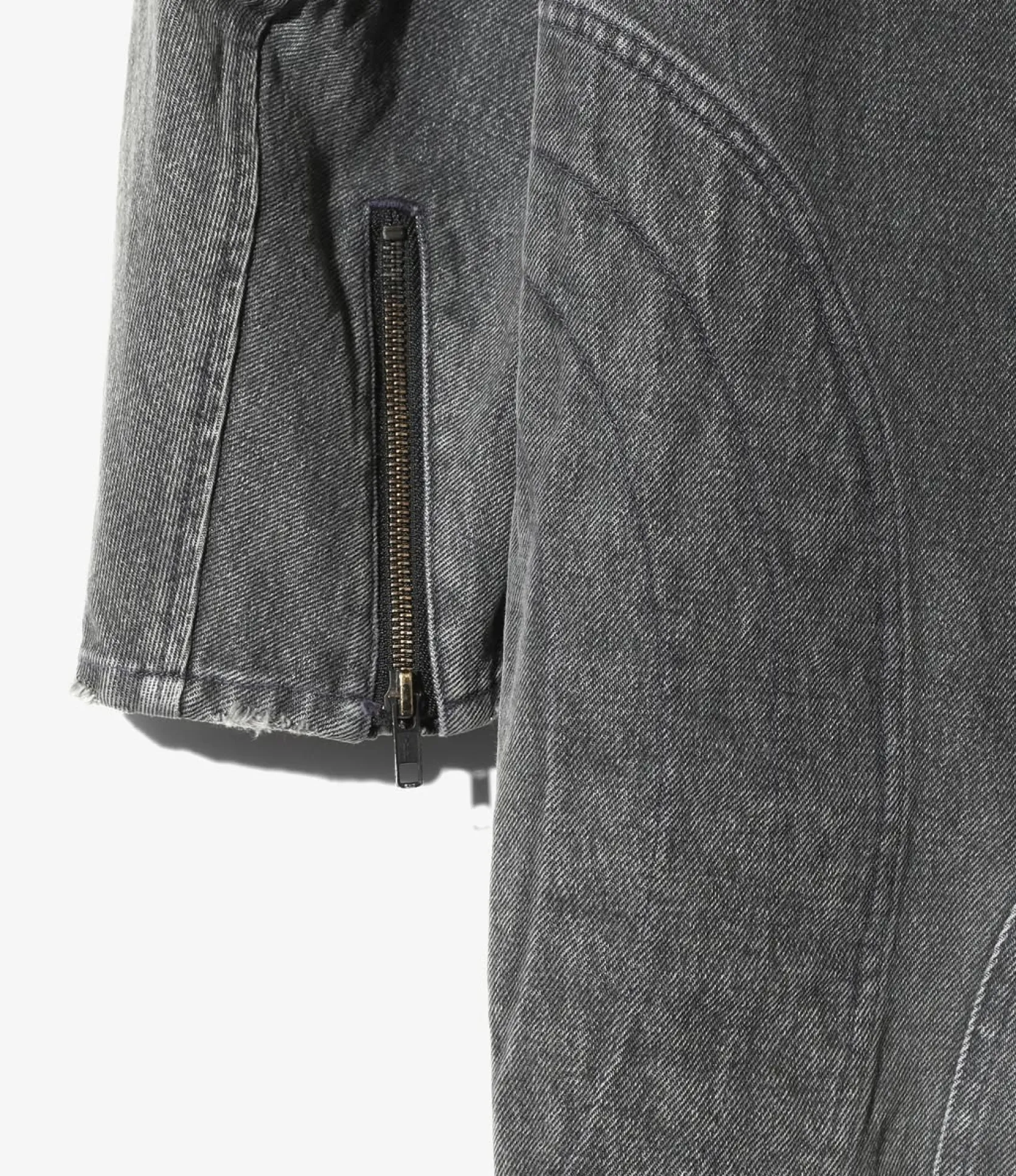 Motor Cylce Suit - Black - 13.5oz Denim, Vintage