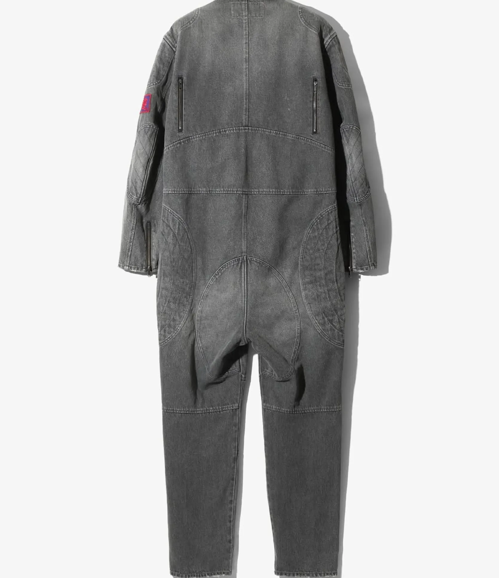 Motor Cylce Suit - Black - 13.5oz Denim, Vintage