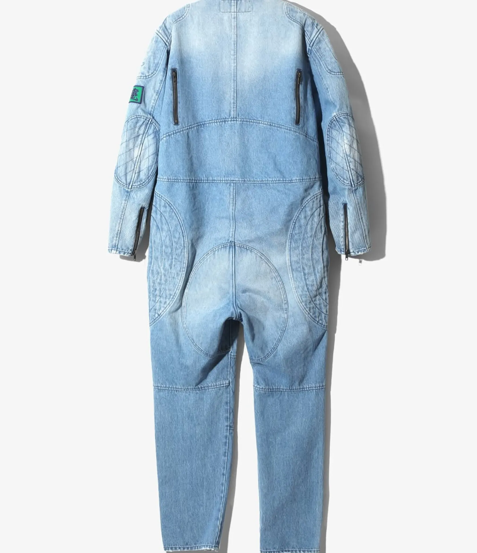 Motor Cylce Suit - Blue - 13.5oz Denim, Vintage