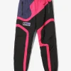 Multi Color String Easy Pant - Black/Purple/Pink - Nylon Sateen