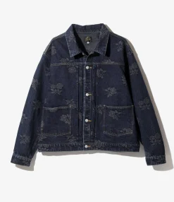 M.W. Jean Jacket - Indigo - 13oz Denim / Rose Jq.
