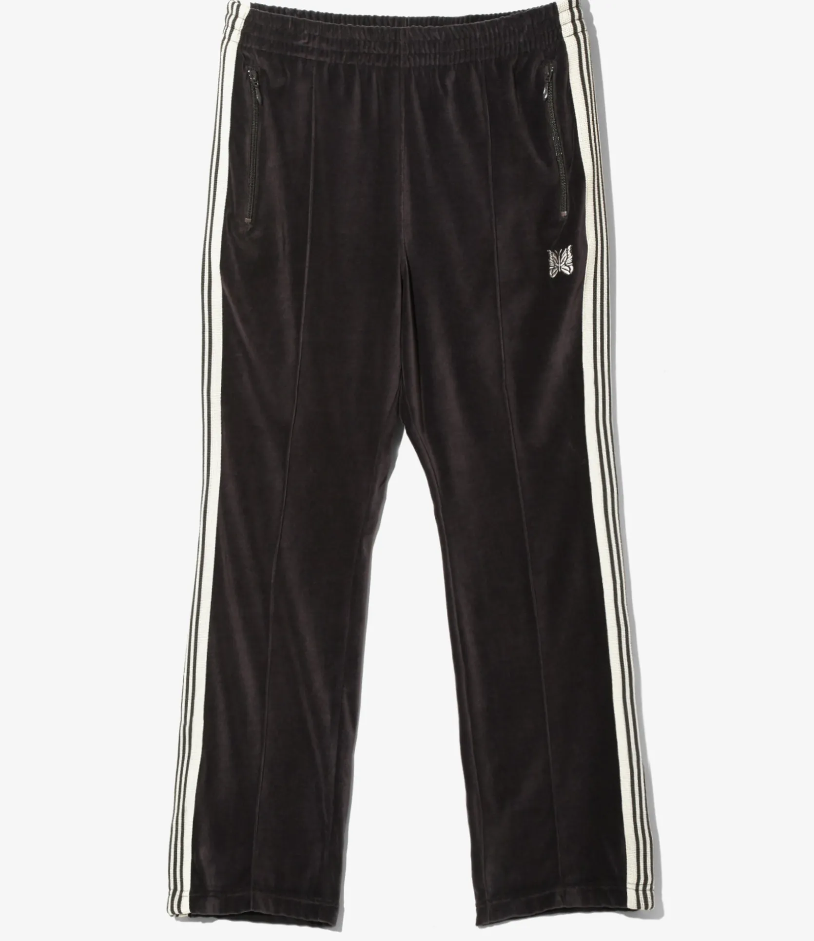 Narrow Track Pant - Charcoal - C/PE Velour