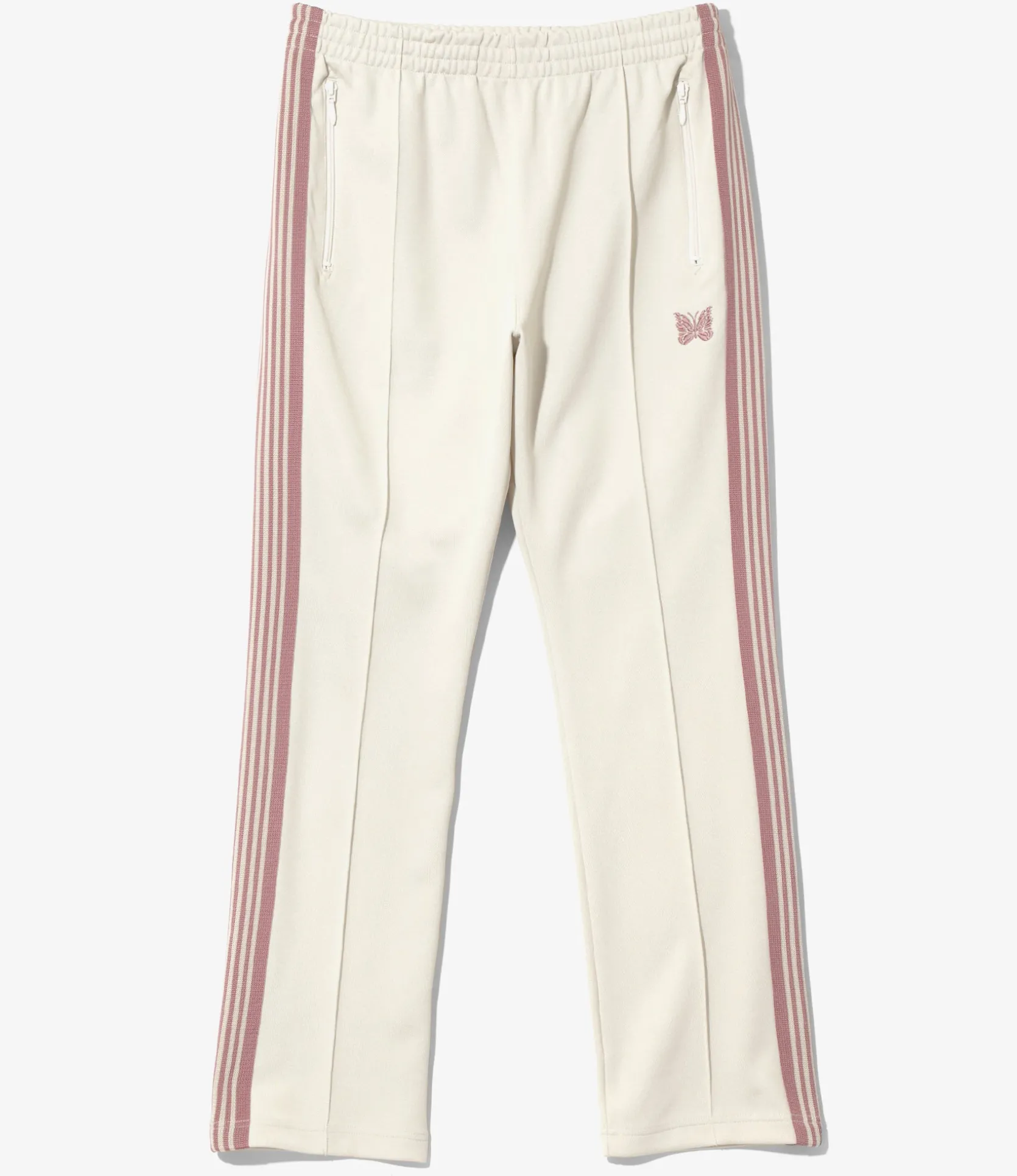Narrow Track Pant - Ivory - Poly Smooth