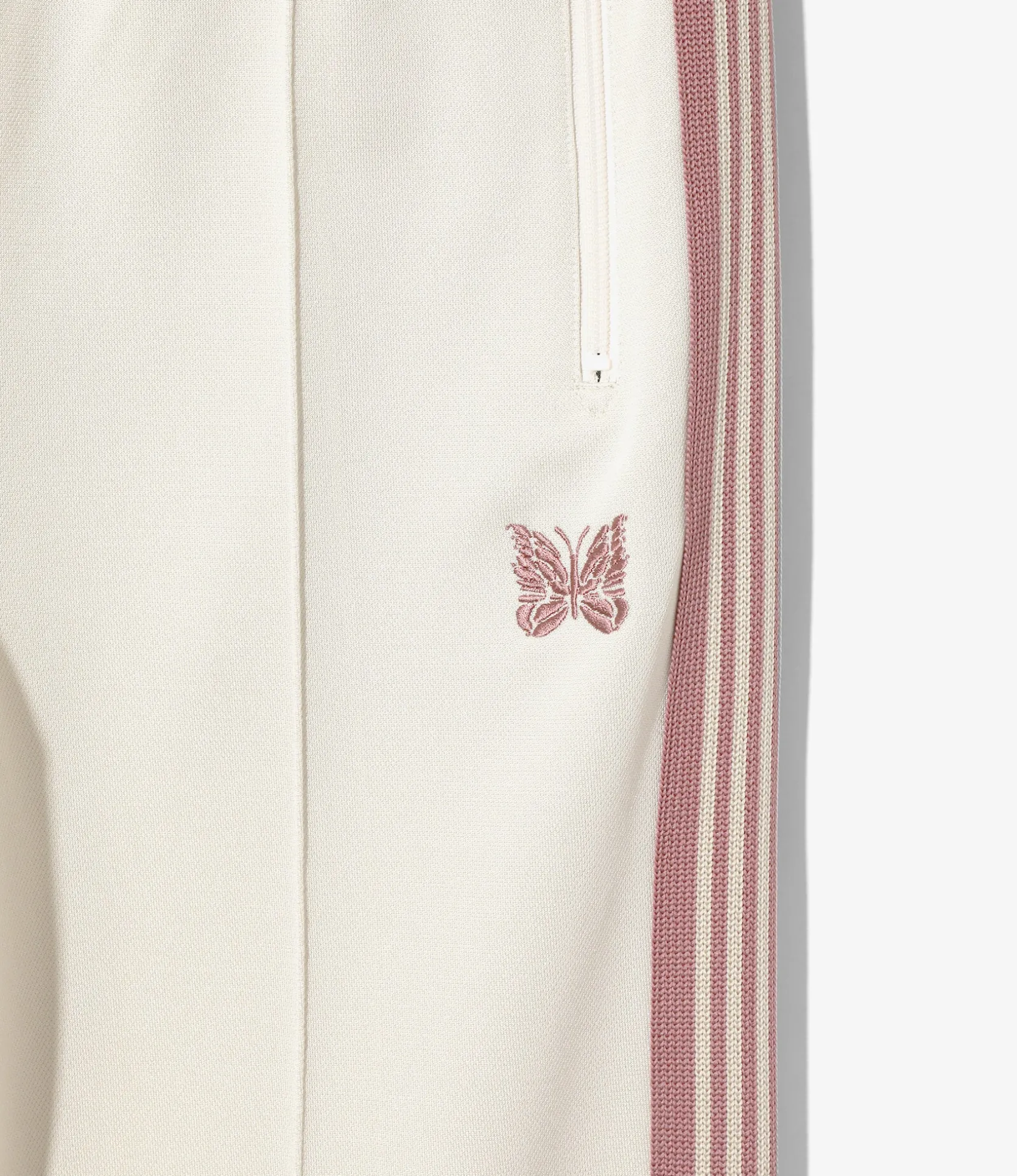 Narrow Track Pant - Ivory - Poly Smooth