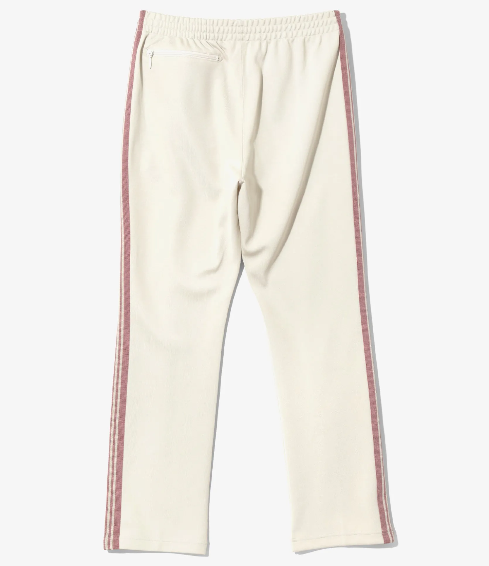 Narrow Track Pant - Ivory - Poly Smooth