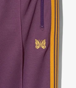 Narrow Track Pant - Purple - Poly Smooth
