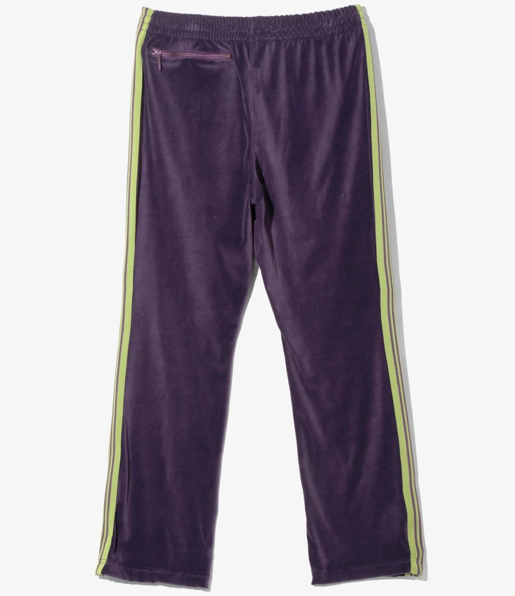 Narrow Track Pant - Purple - C/PE Velour