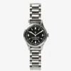 Naval Military No. 06 NNY Special - Black - "W10" Type Automatic 3 Link Metal Strap