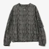 Needles Line Crew Jacket - Grey - PE/C Python Jacquard