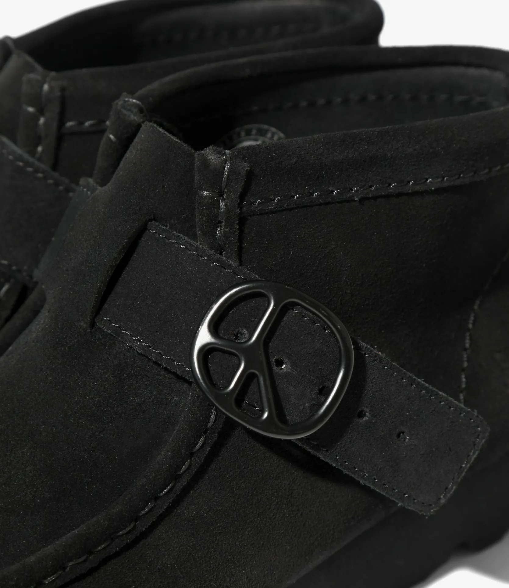 Needles x Clarks - Wallabee Strap Boots - Black