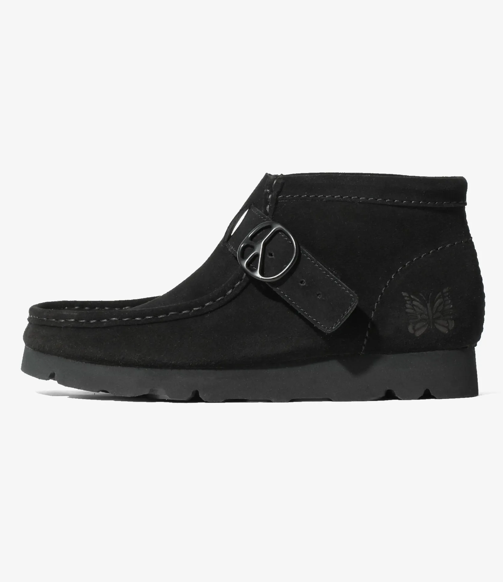 Needles x Clarks - Wallabee Strap Boots - Black