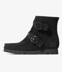 Needles x Clarks - Wallabee Strap Hi - Black
