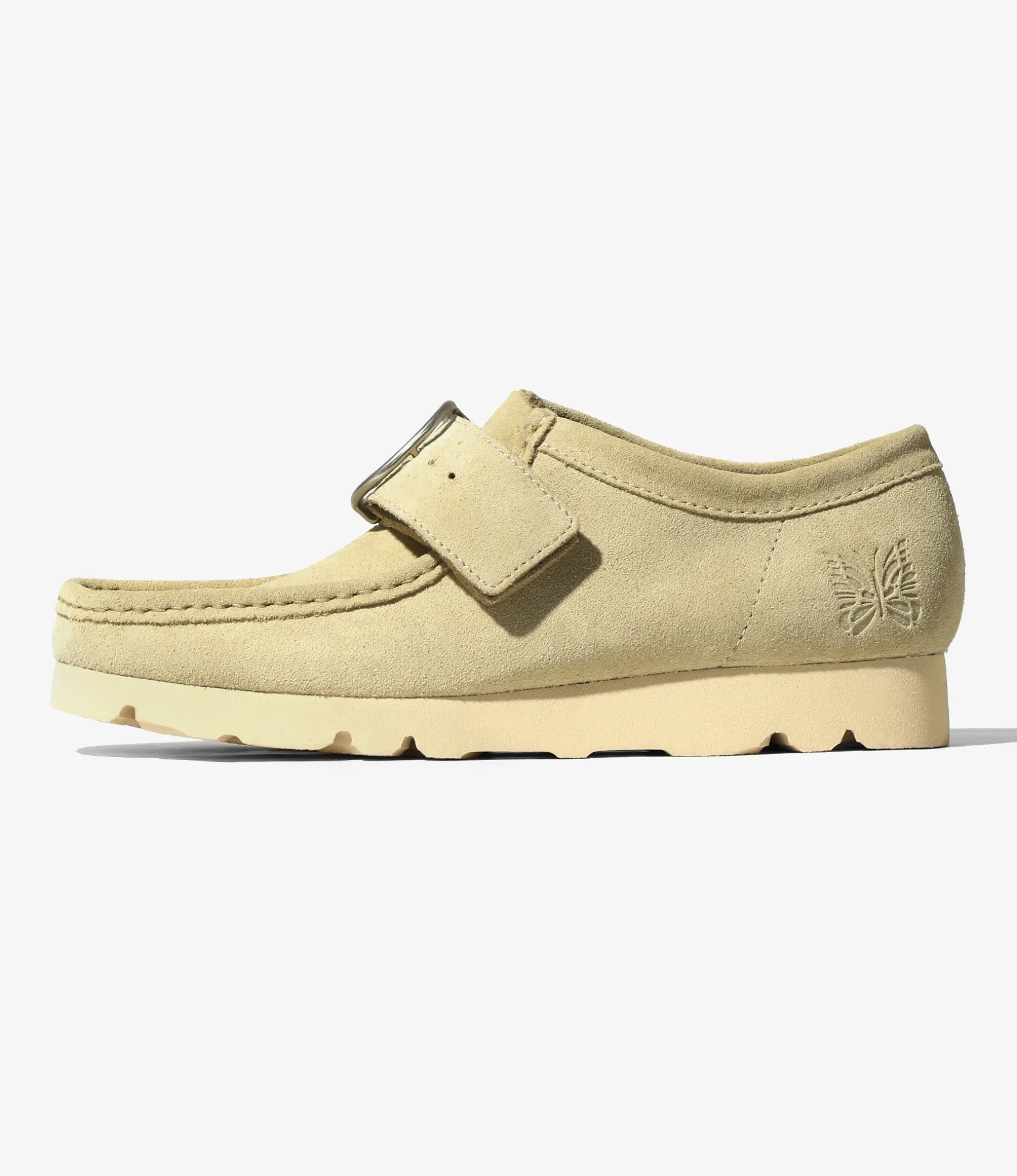 Needles x Clarks - Wallabee Strap Low - Maple