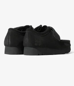 Needles x Clarks - Wallabee Strap Low - Black