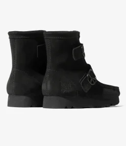 Needles x Clarks - Wallabee Strap Hi - Black