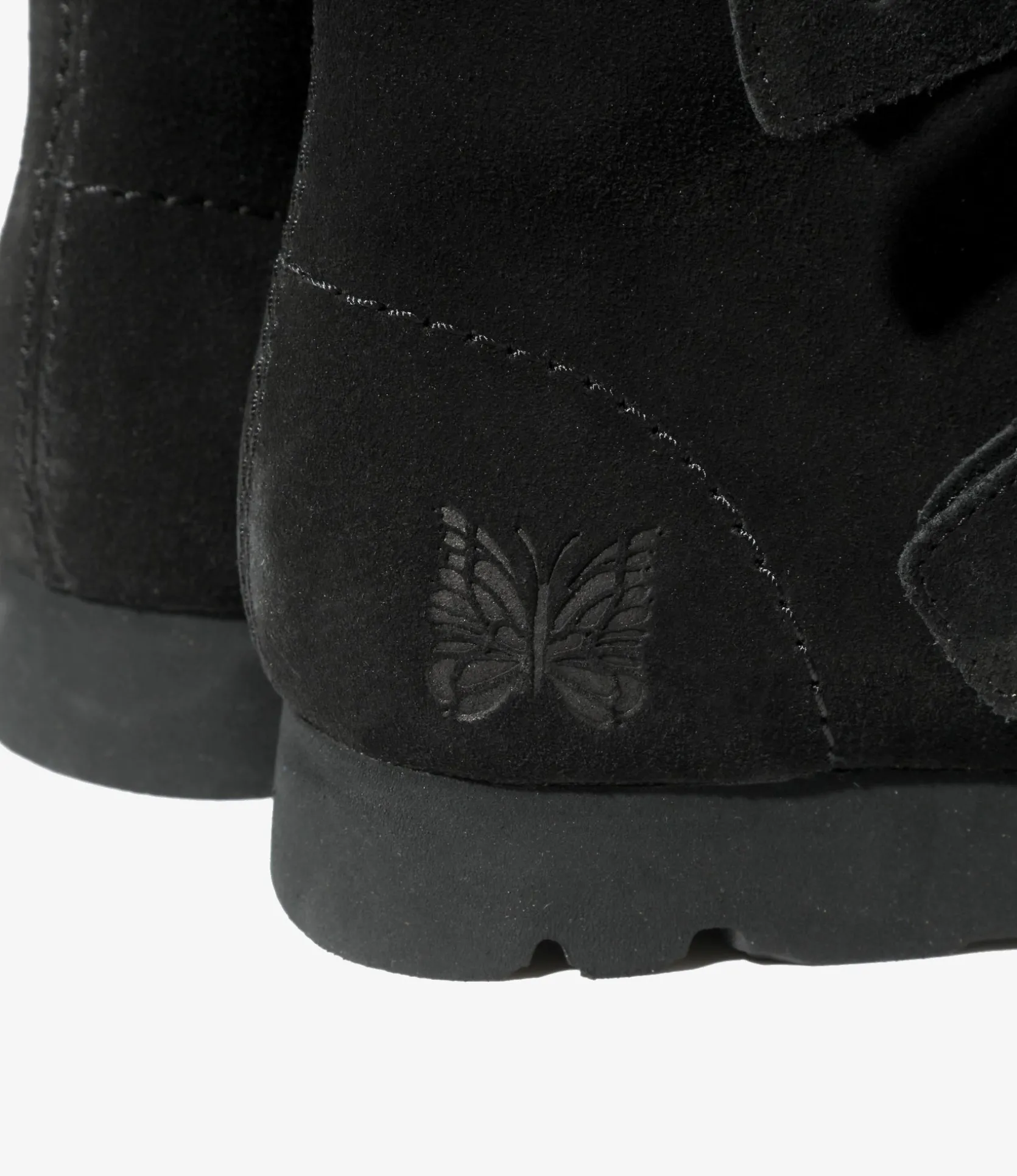 Needles x Clarks - Wallabee Strap Hi - Black