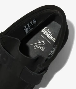 Needles x Clarks - Wallabee Strap Boots - Black