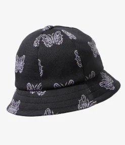 Needles x Kae Tanaka Bermuda Hat - Black - Poly Jacquard