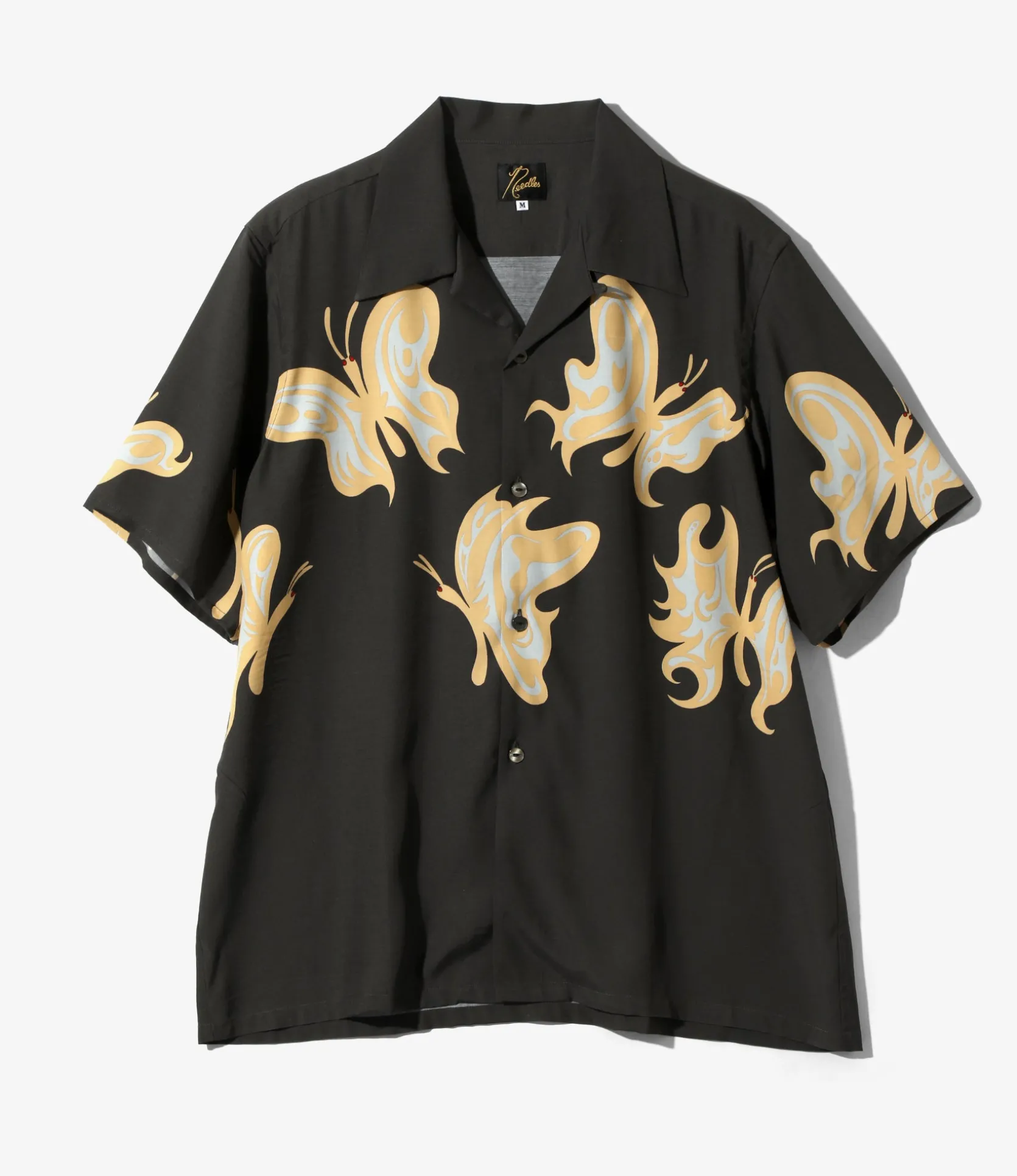 Needles x Kae Tanaka S/S One-Up Shirt - Black - KT Papillon
