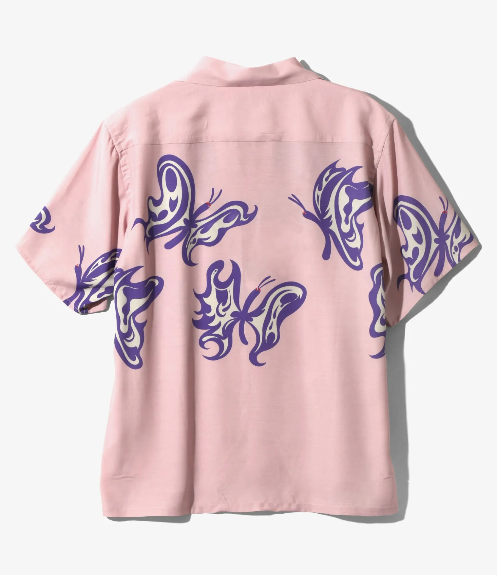 Needles x Kae Tanaka S/S One-Up Shirt - Old Rose - KT Papillon