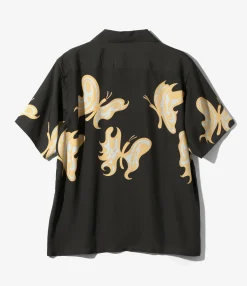 Needles x Kae Tanaka S/S One-Up Shirt - Black - KT Papillon