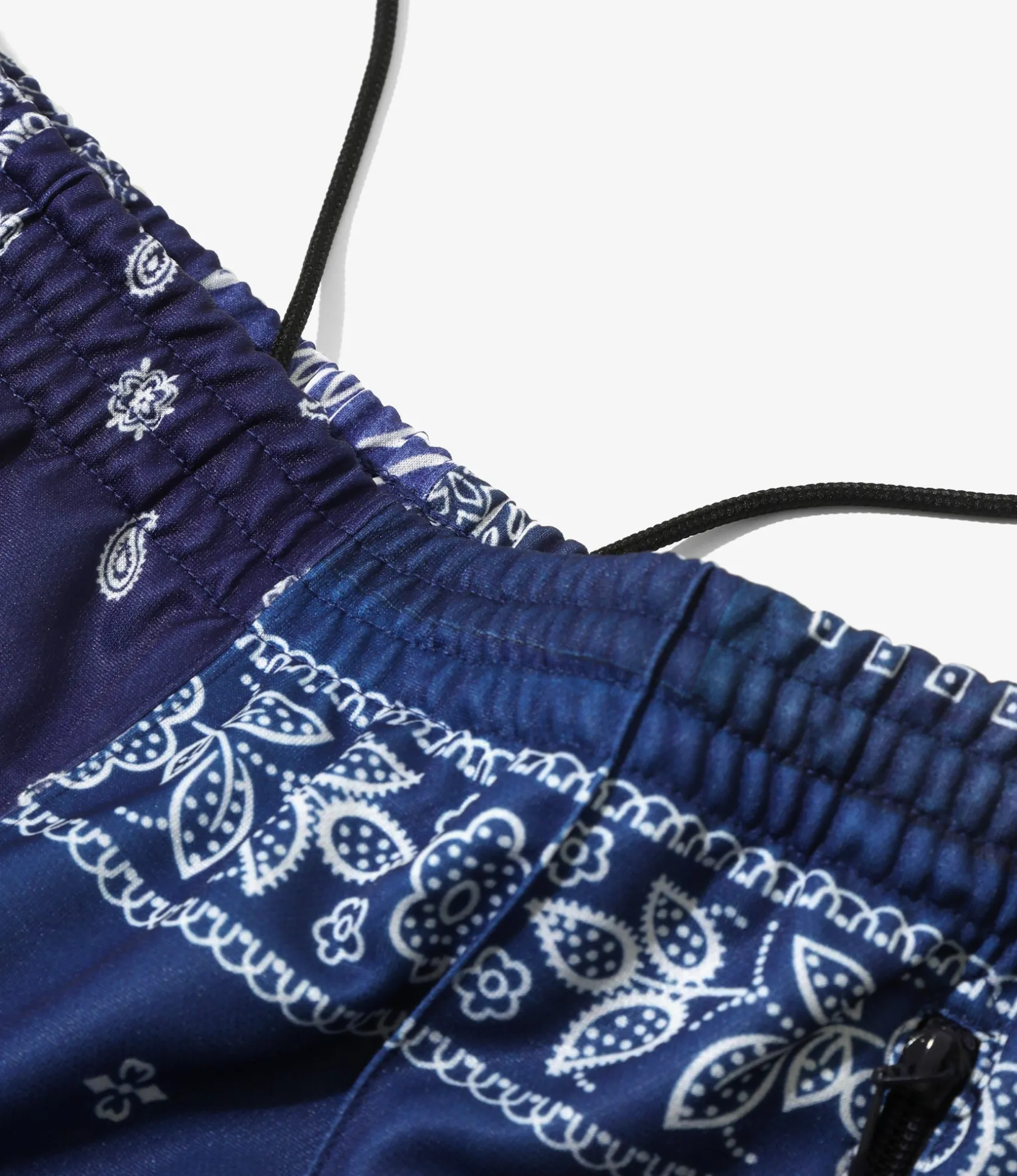 Needles x MIYAGIHEDTAKA - Boot-Cut Track Pant - Navy - Bandana Print